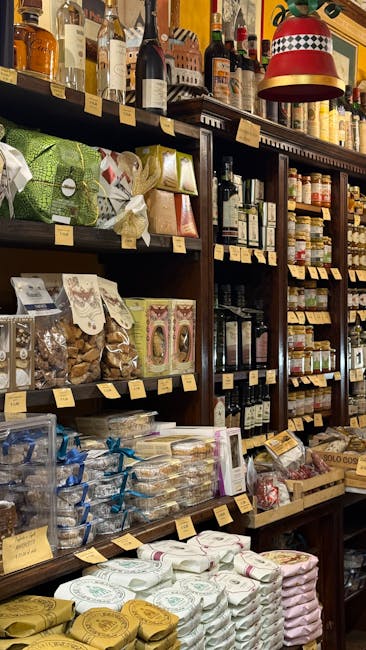 Italian grocery deli local products Verona