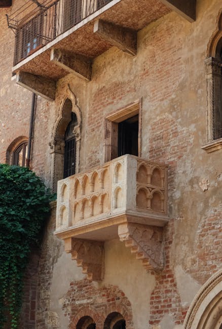 Juliet balcony Casa di Giulietta morning