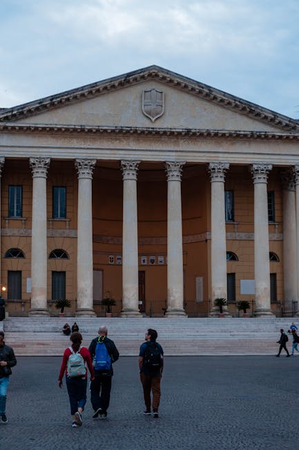 Verona Palazzo della Ragione historical facade