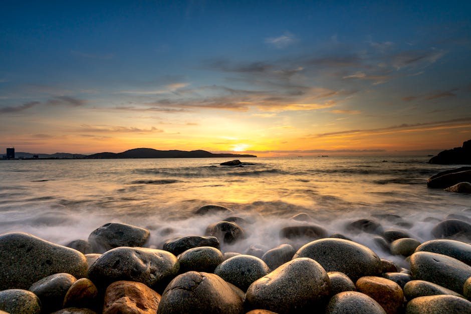 Punta Cornicello sunrise rocky shoreline