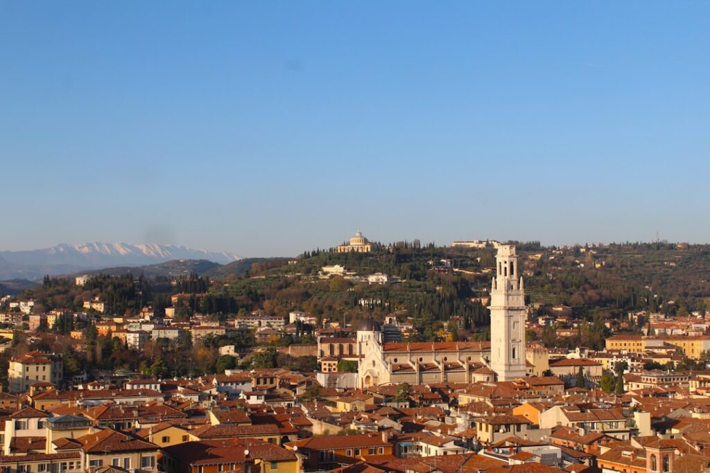 View from Torre dei Lamberti panorama