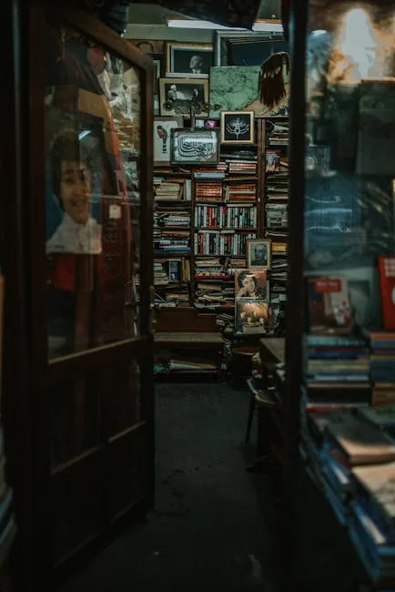 Enge Ladenräume voller Bücherregale in einem Veroneser Antiquariat