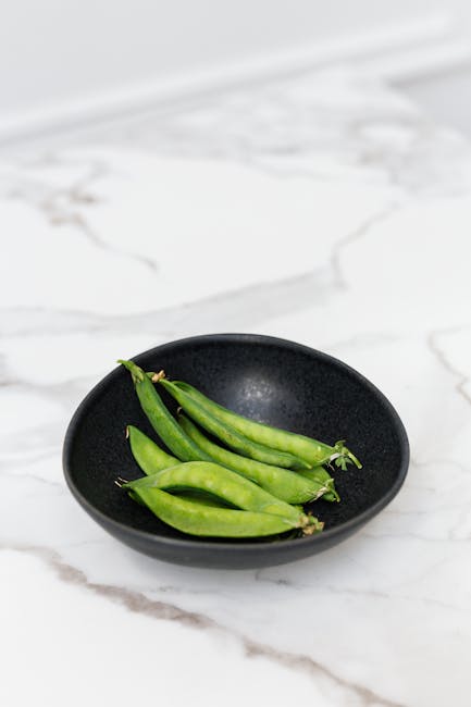 Green risi e bisi bowl spring peas Verona