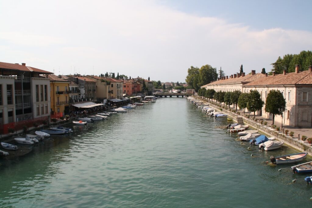 Peschiera del Garda medieval walls canal